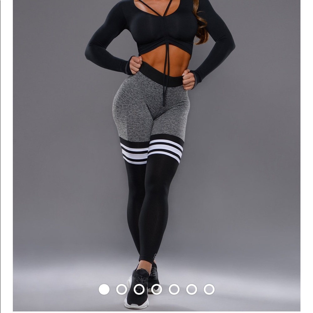 Bombshell Sportswear Thigh Highs Heather